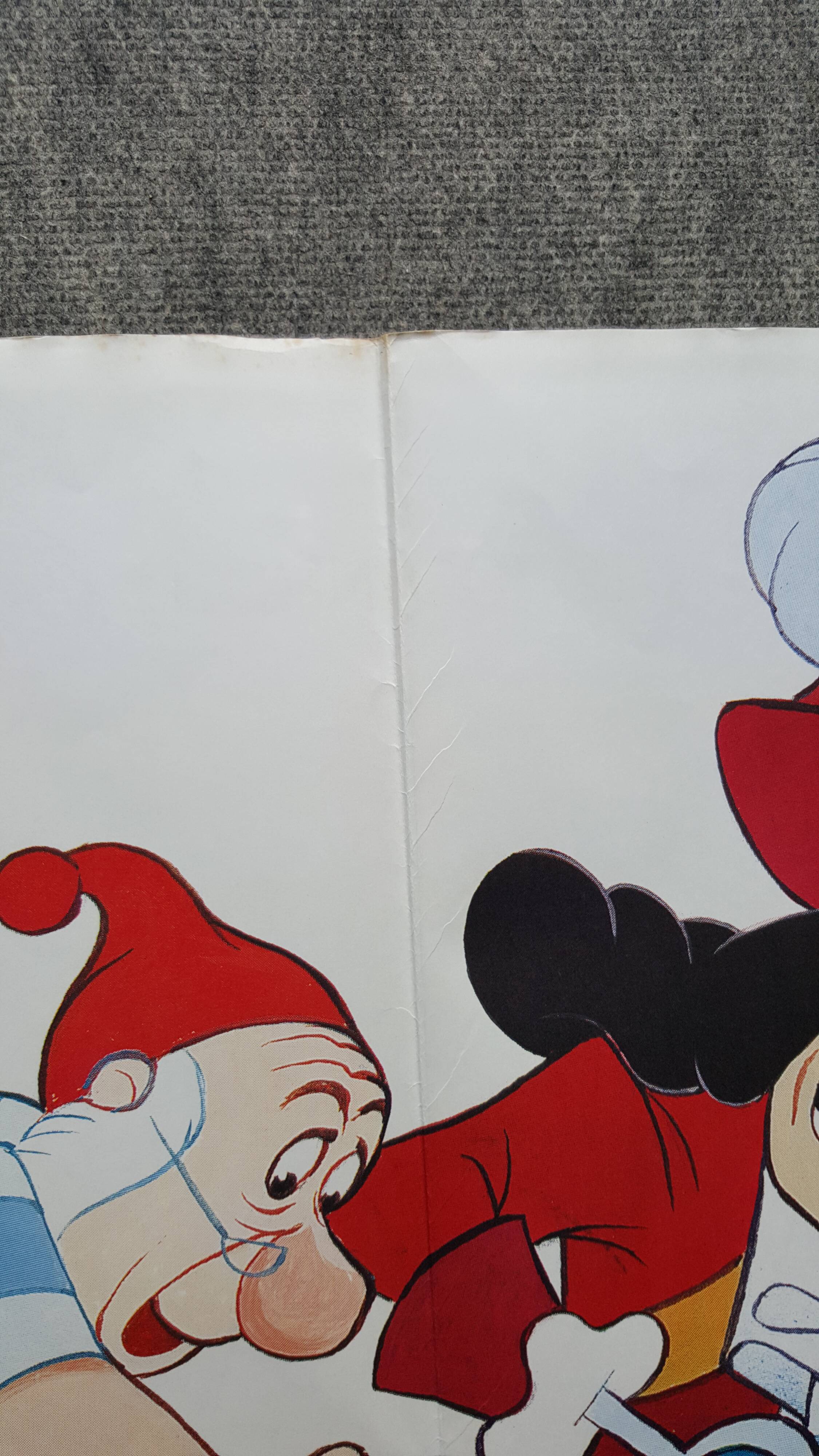 Affiche cinéma originale Walt Disney 1974 Peter Pan 60X160cm