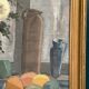 Swedish Oil on Panel – “Vase and Fruit Bowl” by Helge Andersson