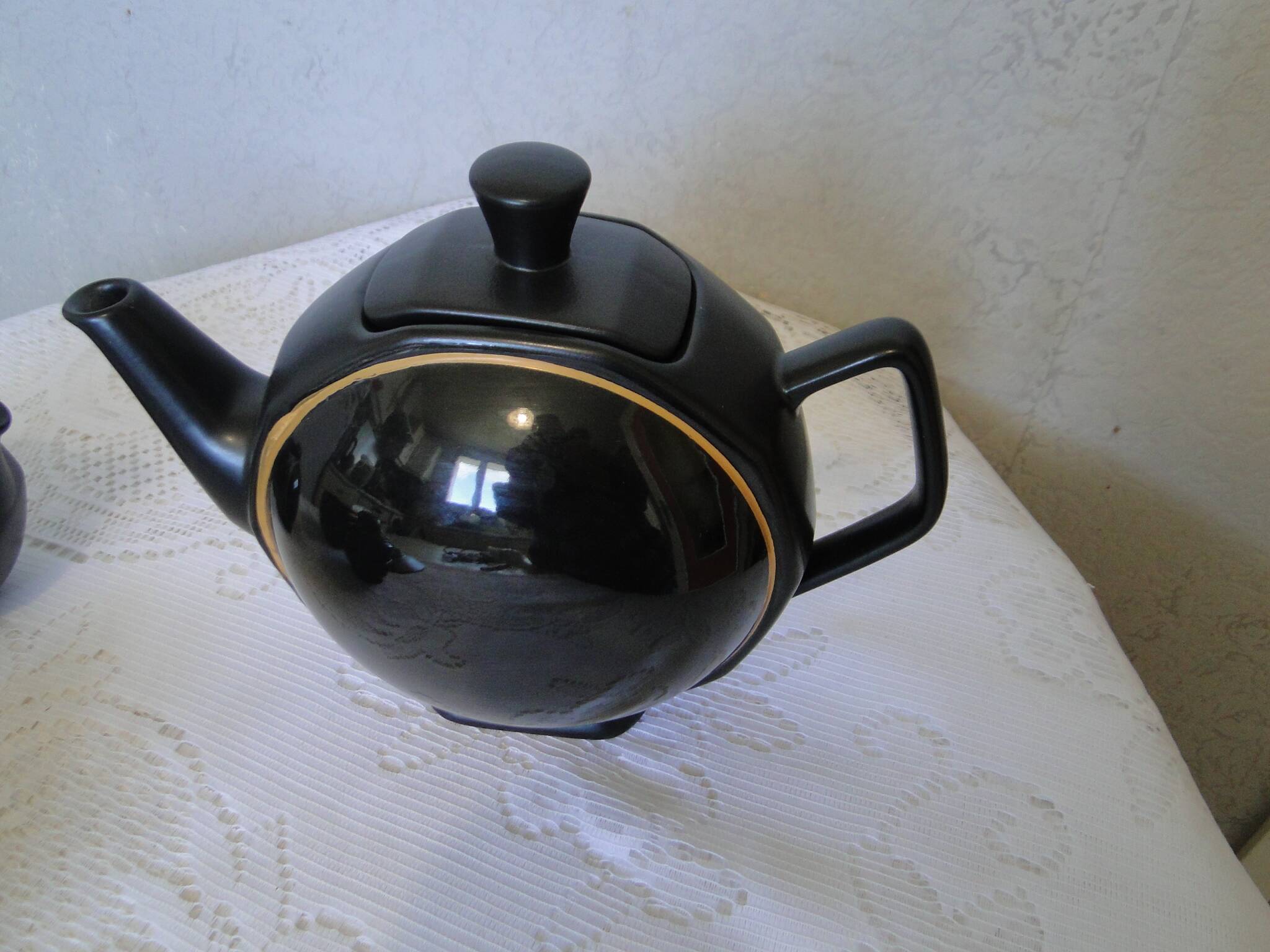 CERAMIC COFFEE OR TEA SERVICE 6 PIECES