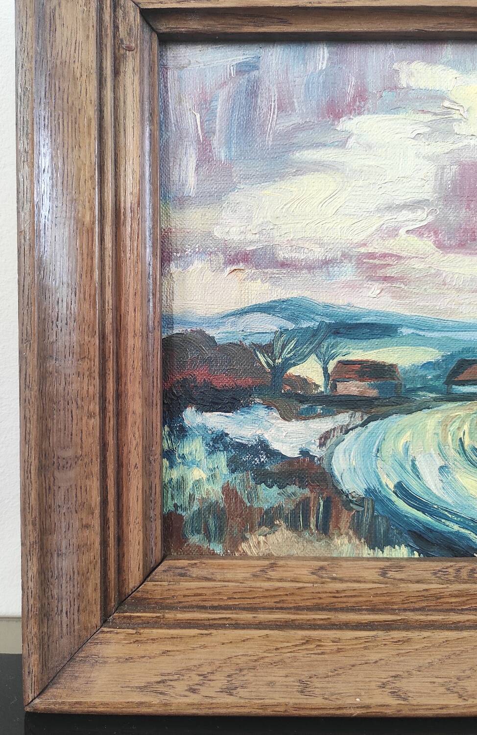 Ancient painting - Expressionist landscape