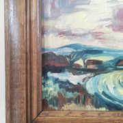 Ancient painting - Expressionist landscape
