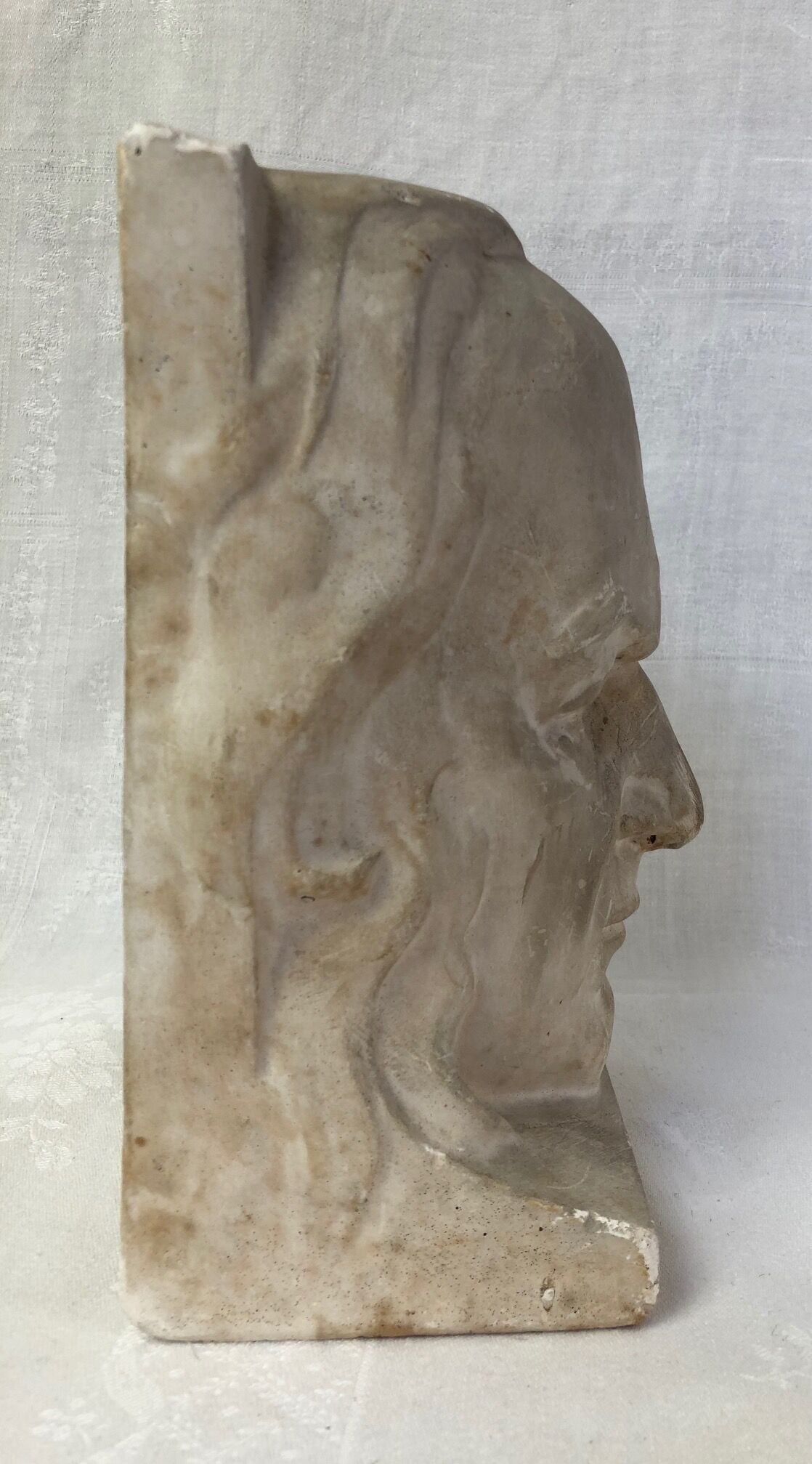 Vintage plaster head " Claude Bernard "