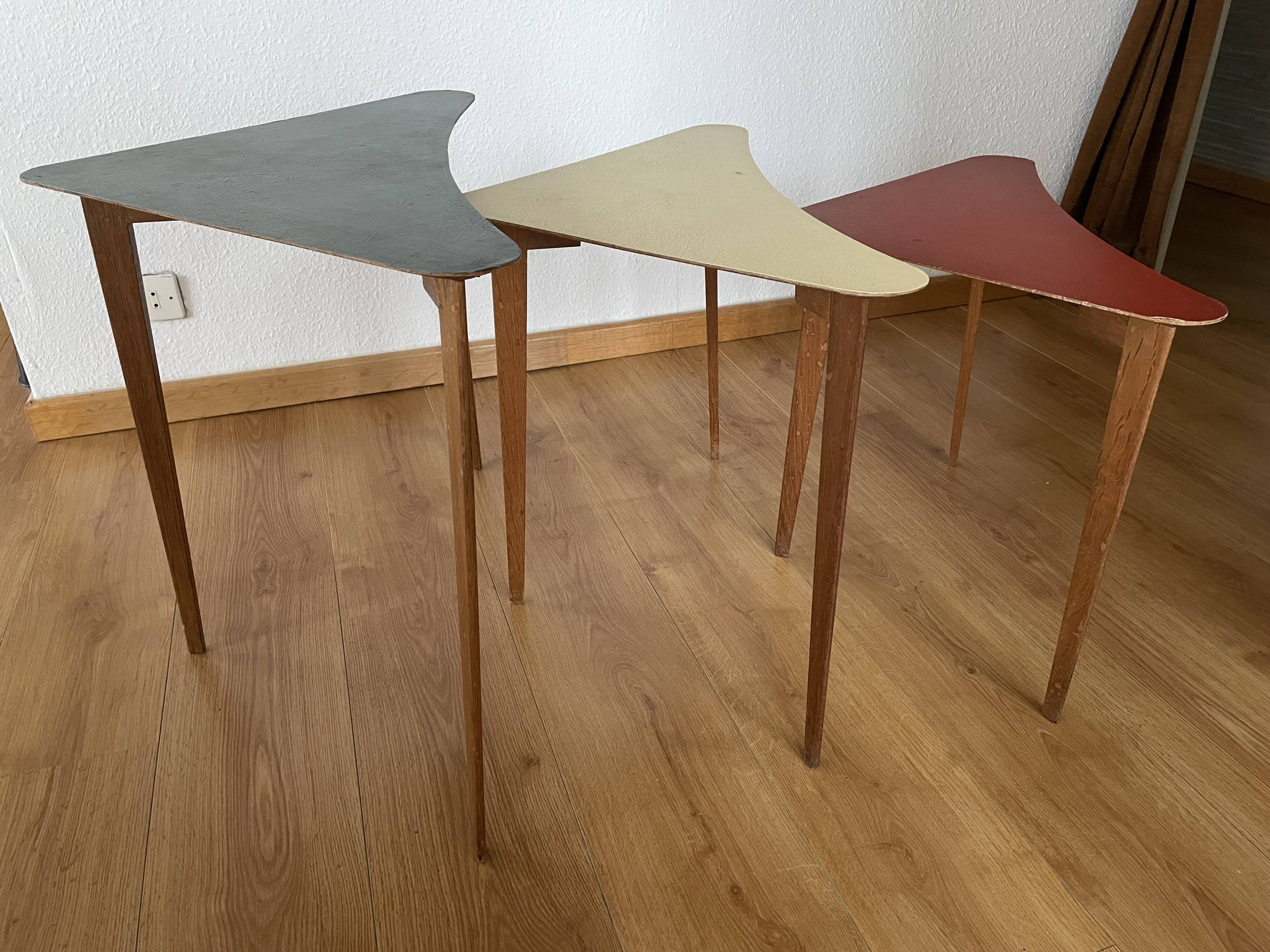 Scandinavian nesting tables 60s
