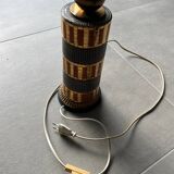Large vintage Aldo Londi lamp base for Bitossi in ceramic 1970