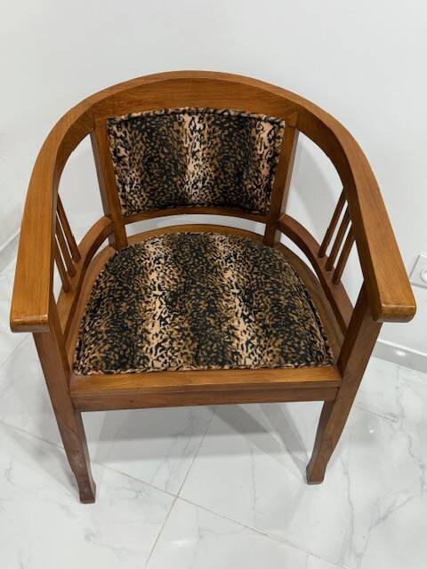 1930 art deco office armchair