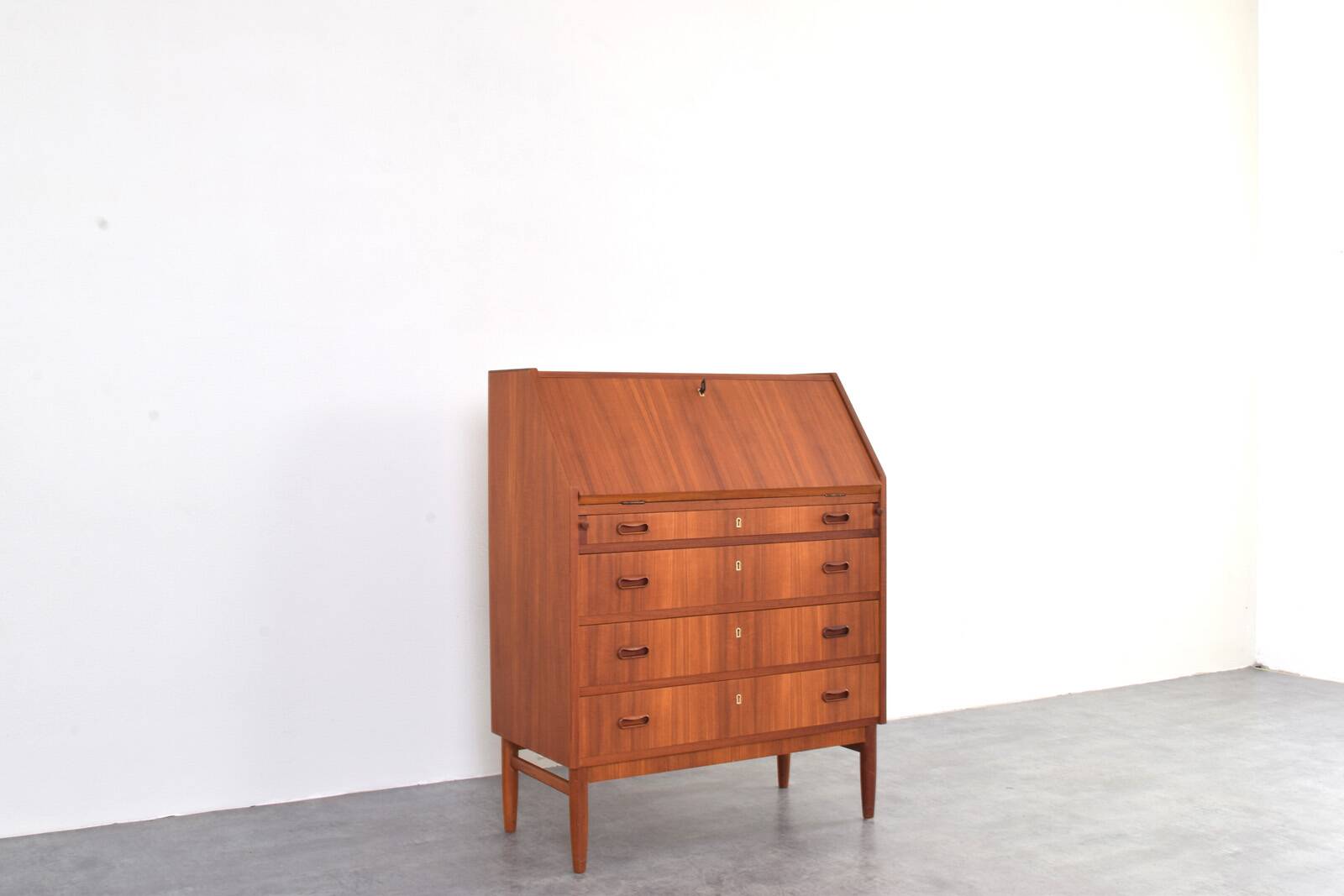 Mid-Century Danish Teak Secretary, 1960s.