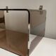 M. Dumas plexiglass and chrome shelf locker