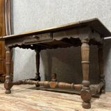 Louis XIII period desk in solid oak
