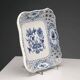 Ancient porcelain plateau from Meissen, Germany, 20th century.