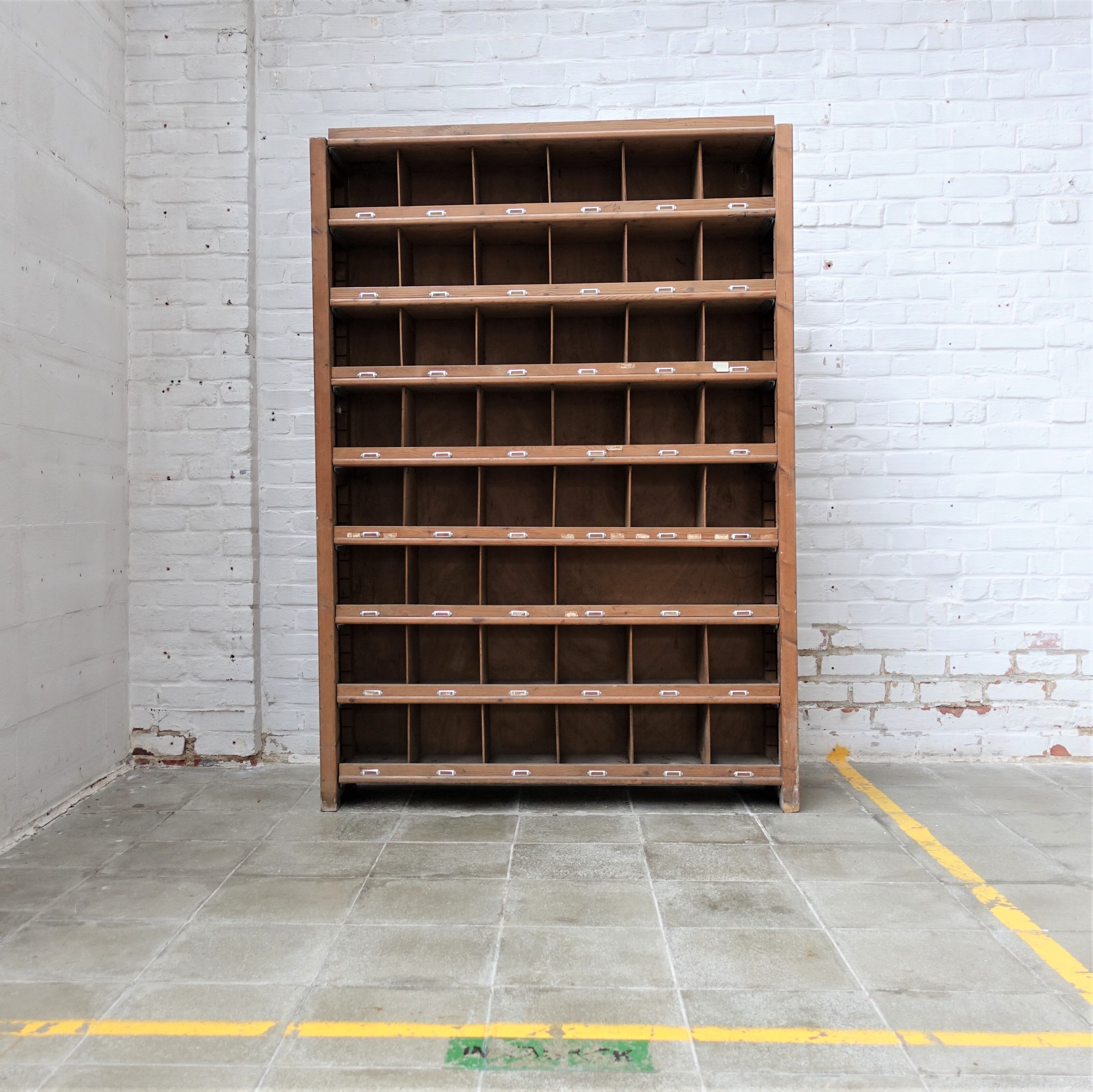 Vintage industrial workshop cabinet