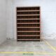 Vintage industrial workshop cabinet