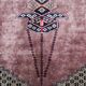 Vintage Anatolian prayer rug made of hand-knotted wool.