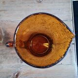 Amber glass decanter from Biot