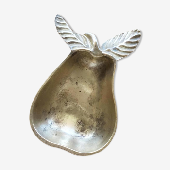 Vintage brass pear cup
