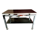Table basse chromée vintage