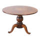 Antique Til Top Table In Walnut Inlaid, Italy Mid 19th Century