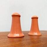 Postmodern ceramic salt and pepper shakers by Gallo Design for Villeroy & Boch, set of 2.