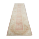 Turkish oushak runner, vintage hallway rug