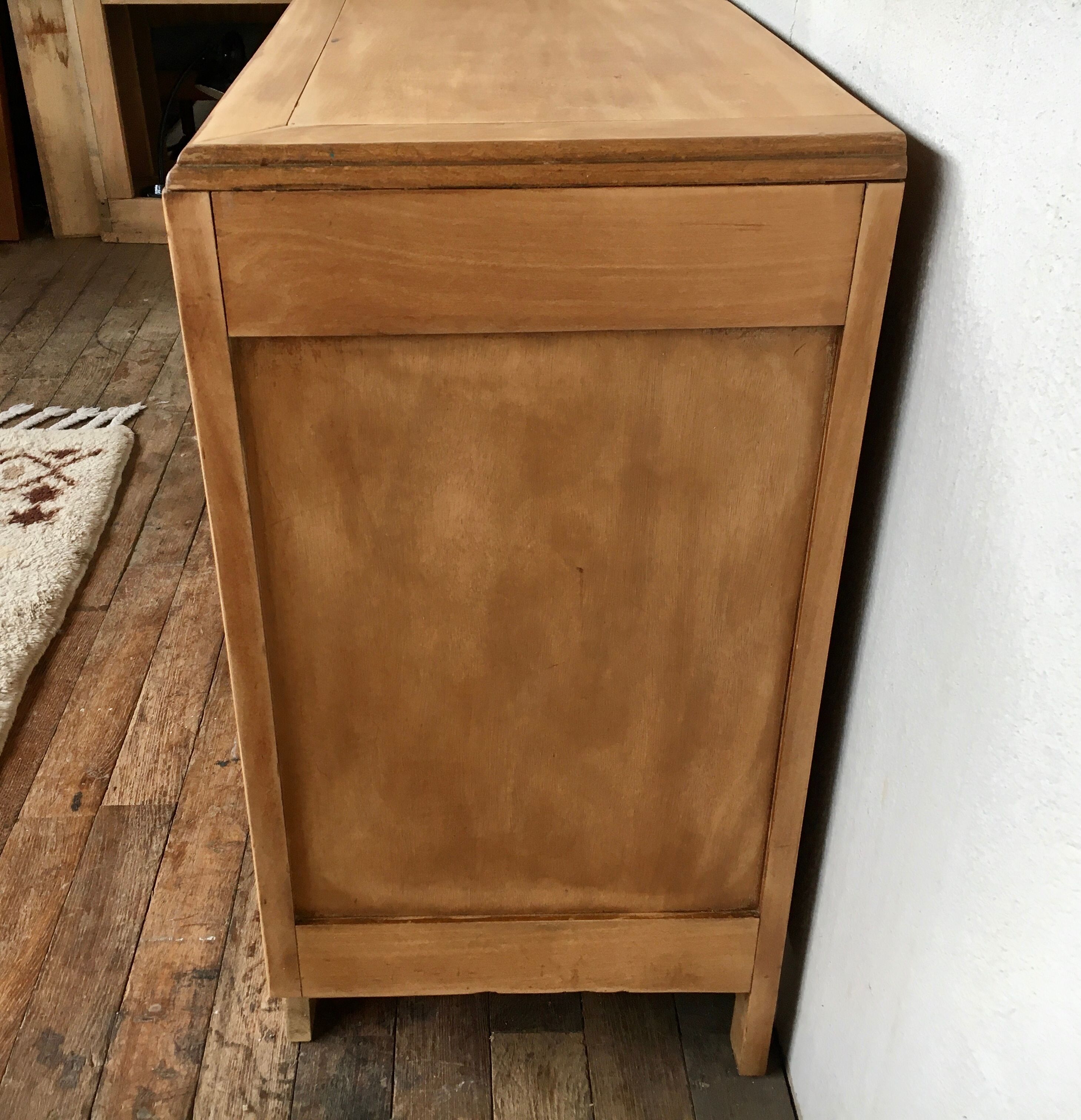 Commode Artdeco 1950 vintage pieds compas