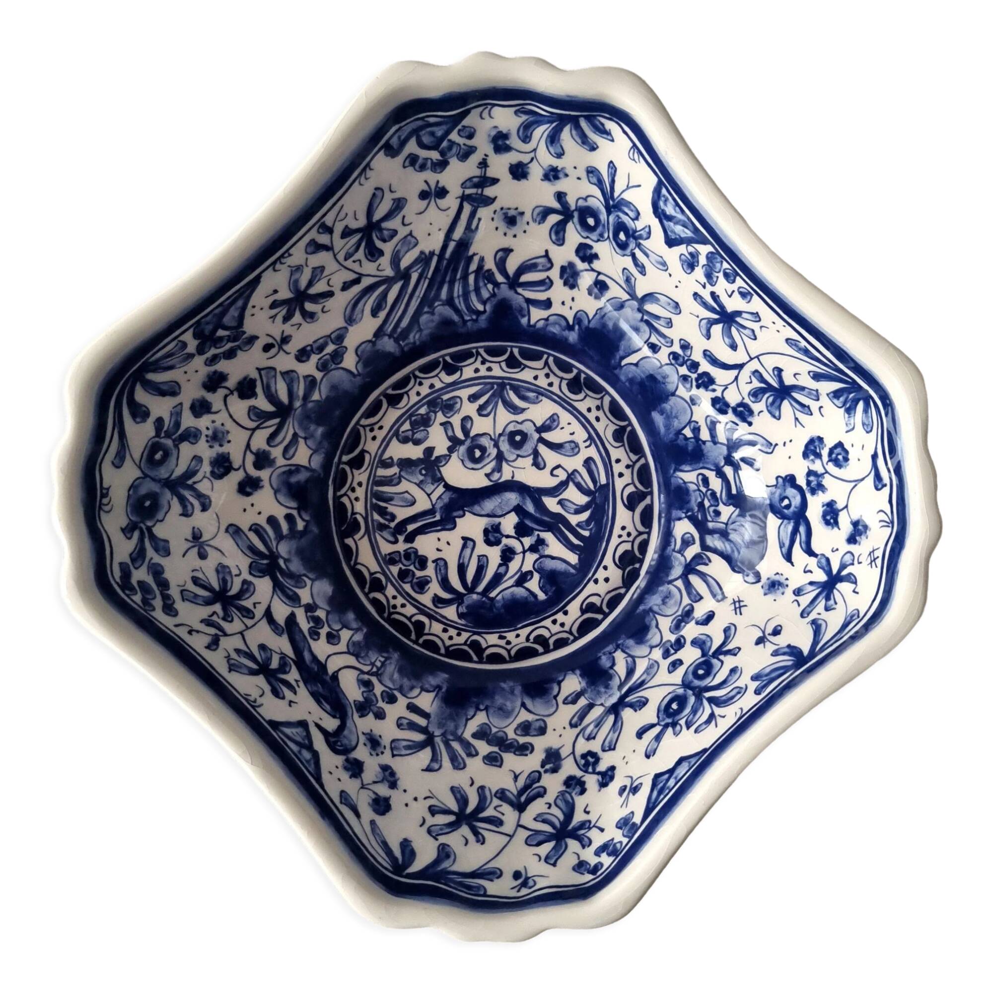 Dish Coimbra décor Dog