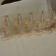 Lot of 6 vintage Rosaline shot glasses