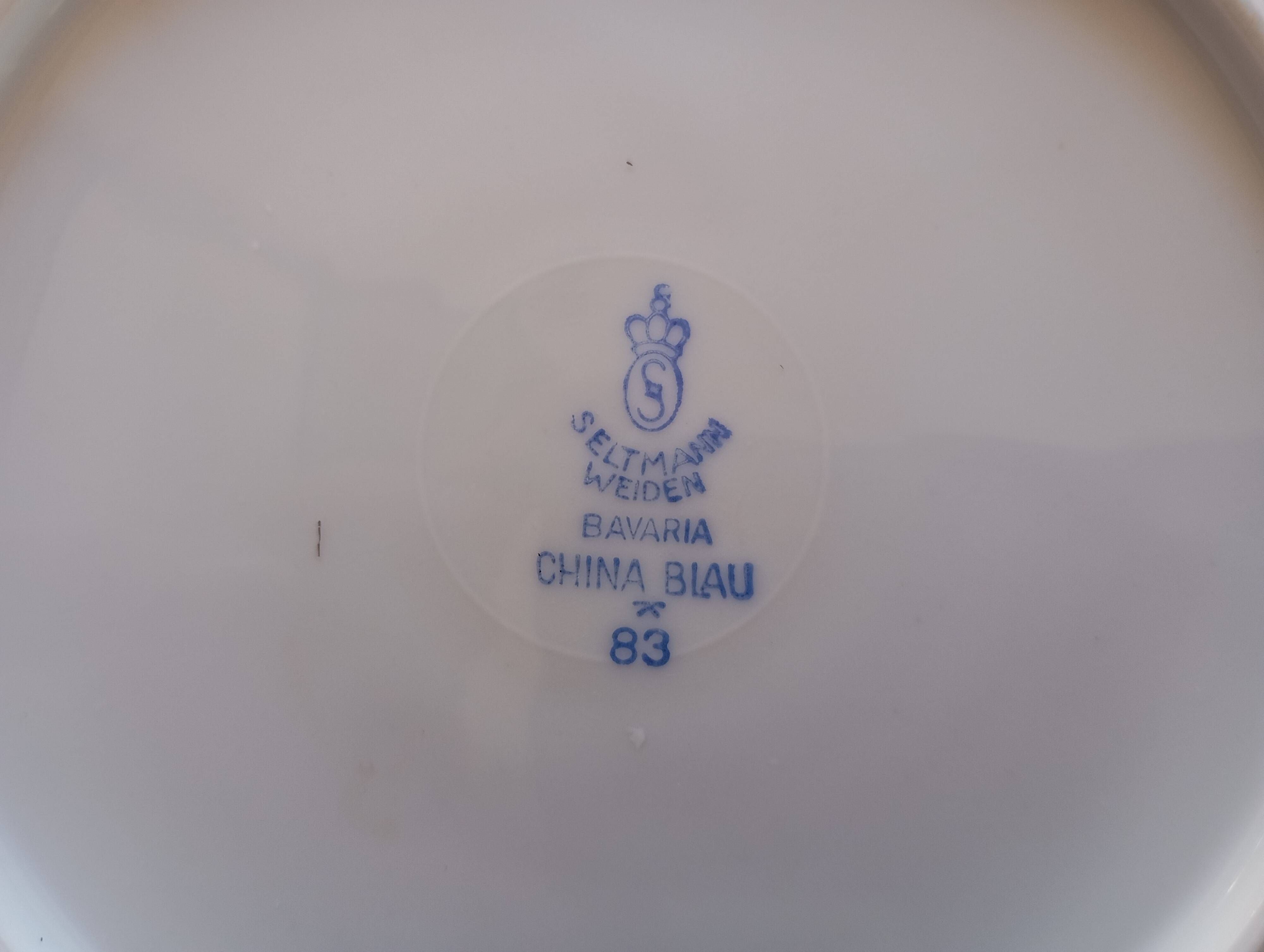 Trios 'China Blau' Seltmann Weiden (Bavaria)