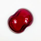 Large Sommerso Murano Glass Bowl or Vide Poche attributed to Flavio Poli, Italy, 1960s/1970s