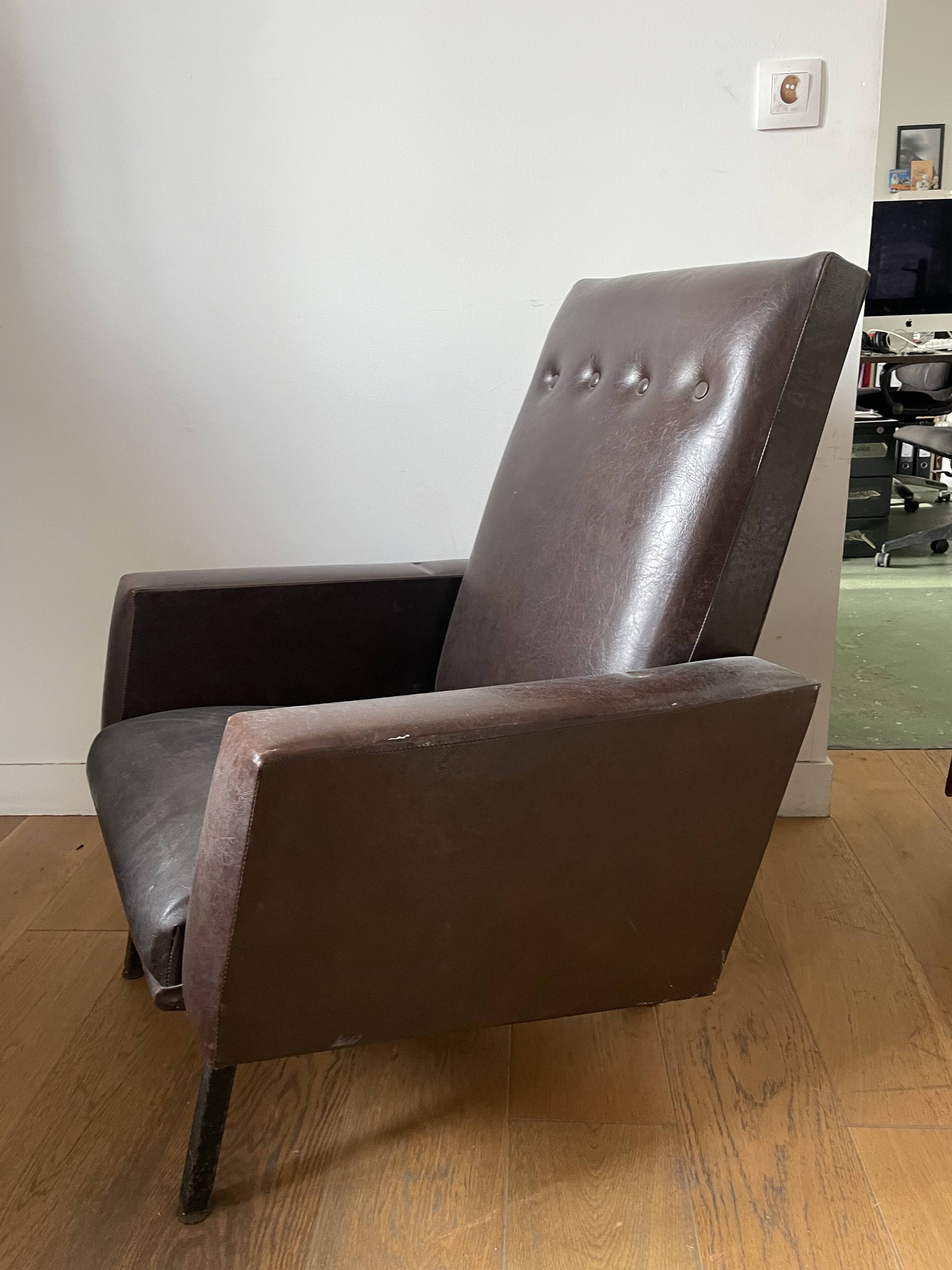 Set of 2 50s armchairs