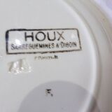 4 hollow plates of Digoin Sarreguemines model Holly 211250