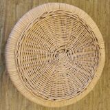 Rattan end table
