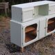Renovated vintage buffet – Celadon Green Libéron
