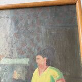 Peinture à l’huile A.Simard 1945