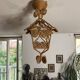 Audoux Minet rope lantern pendant light, 1950s