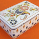 Old metal box Massilly France Decor HB Henriot Quimper