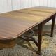 Art Nouveau dining table in mahogany in the style of Gustave Serrurier-Bovy.