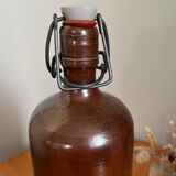 Vintage stoneware and porcelain bottle