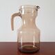 Carafe en verre noir