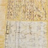 Yellow Mustard Large Vintage Rug, 204x306Cm