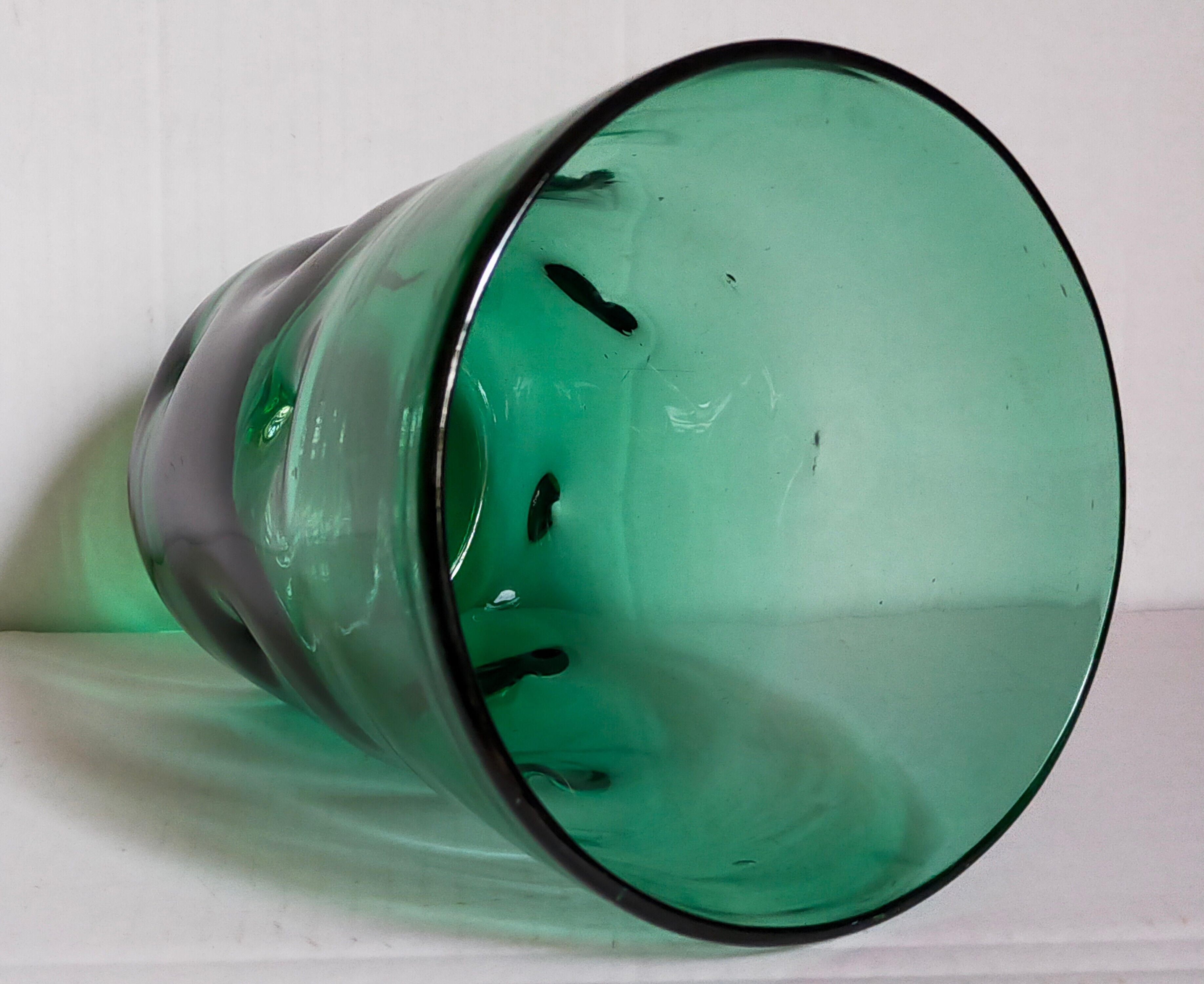 Vintage Empoli glass glass glass vase