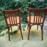 Paire de chaises bistrot