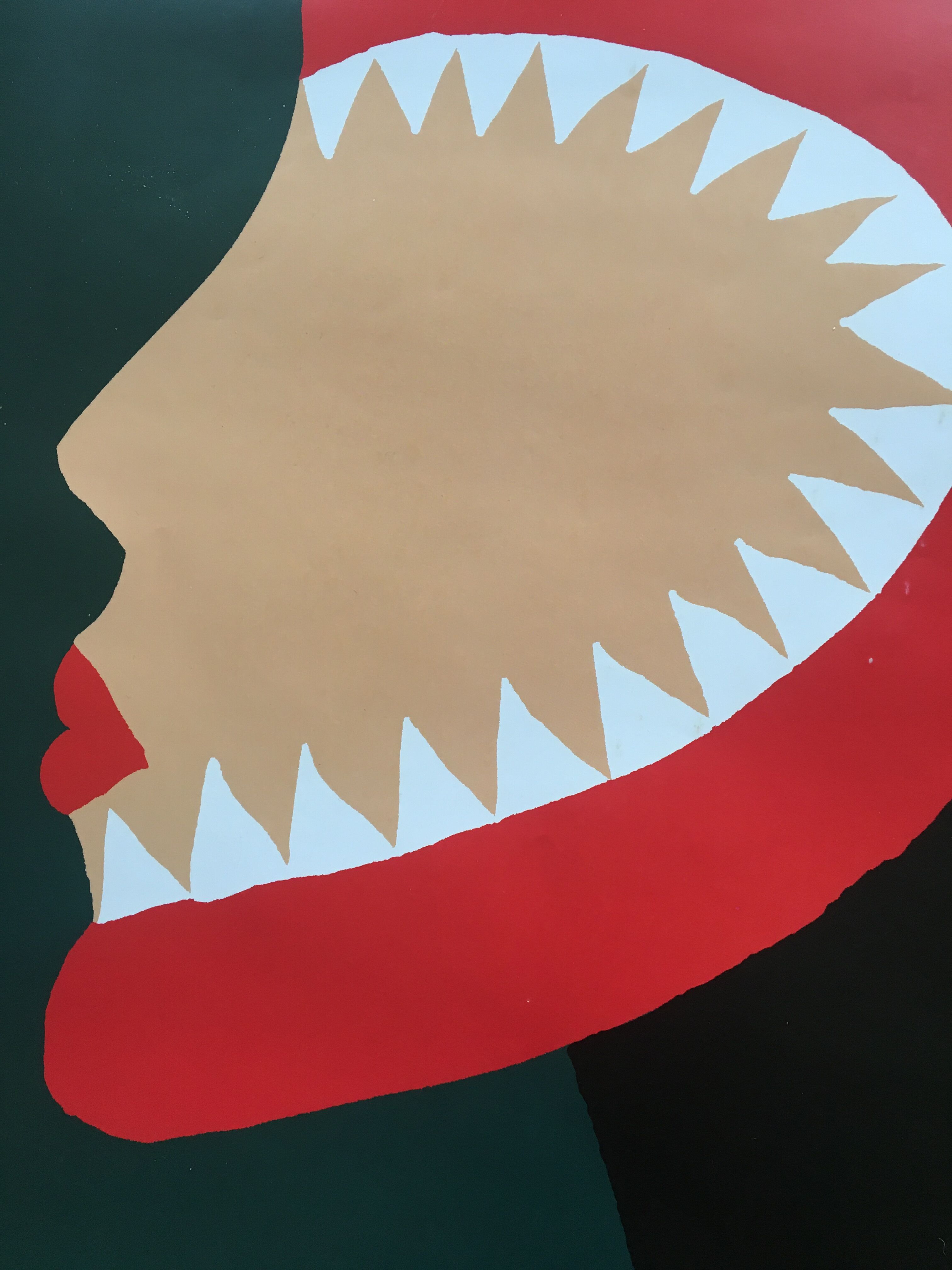 Polish theatre poster, Othello in 2003