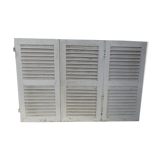 Set of 3 shutters louvers shabby height 123 cm