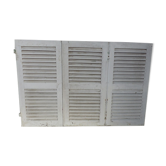 Set of 3 shutters louvers shabby height 123 cm