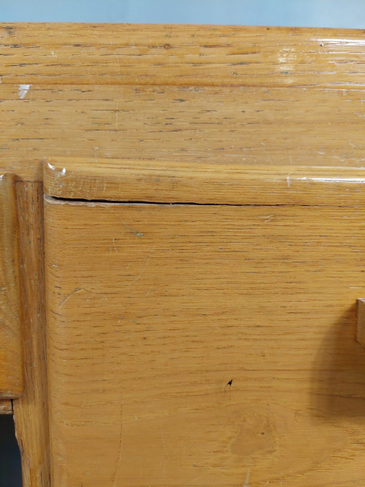 Vintage coffered desk