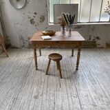 Walnut farmhouse table + extensions