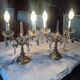 Paire de girandoles en bronze vers 1940