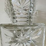 Pair of Czech Boho Art Deco vase, Bohemian crystal. Design and refined