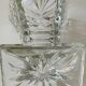 Art Deco Boho pair of vases, Bohemian crystal. Stylish and refined.