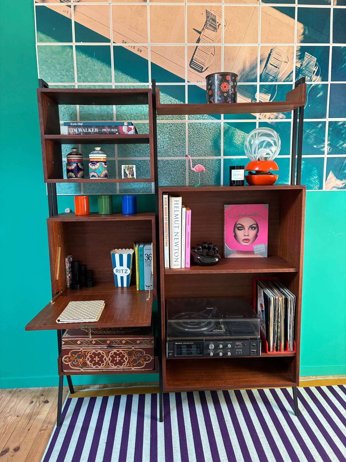 Vintage Scandinavian Library