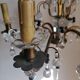 Early 20th century stamped chandelier